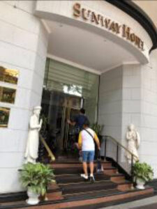 ハノイでの商談会場のSUNWAY HOTEL