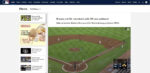 MLBのｈ/ｐに載せられたTACOMのバナー